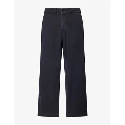 A.presse Mens  Vintage Type 4 Cotton Chino Trousers In Animal Print