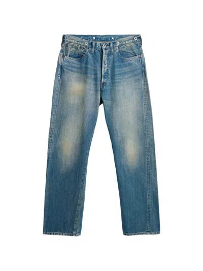 A.presse No 2 Washed Straight-leg Jeans In Blue
