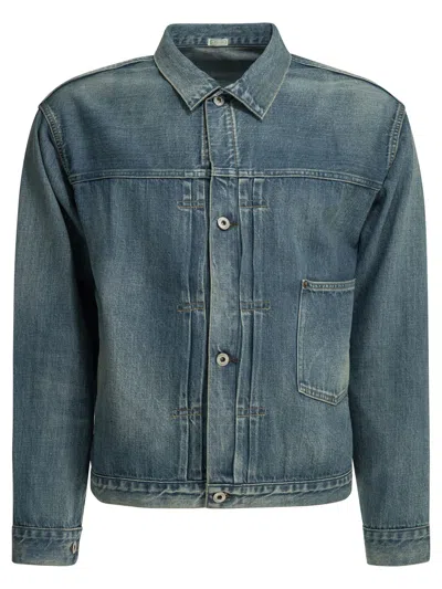A.presse "no. 23" Denim Jacket In Blue