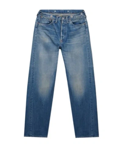 A.presse No.22 Washed Wide Denim Pants In Blue