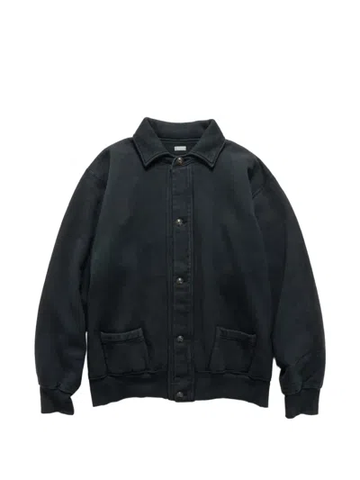 A.presse Patch-pocket Button-up Cardigan In Black