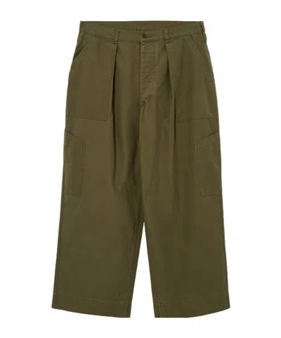 A.presse Retro Cargo Pants In Green