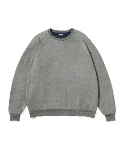A.presse Retro Lightweight Reversible Sweatshirt In Gray