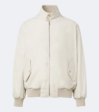 A.presse Silk And Cotton Gabardine Jacket In White