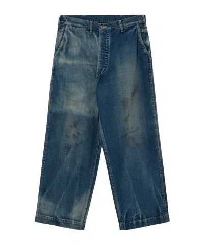 A.presse Us Army Work Jeans In Blue