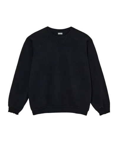 A.presse Vintage-style Crewneck Sweatshirt In Black