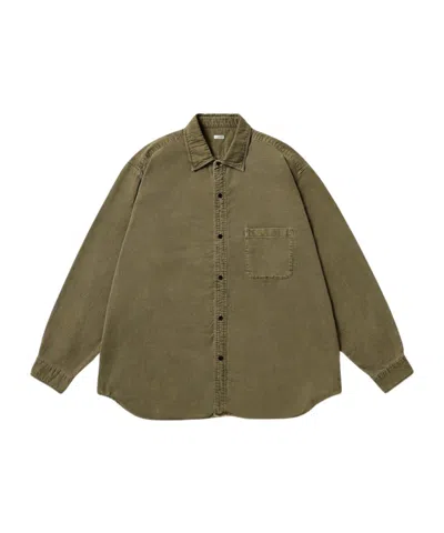 A.presse Vintage-style Long-sleeve Shirt In Green
