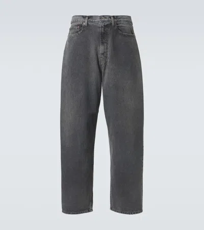 A.presse Wide-leg Jeans In Gray