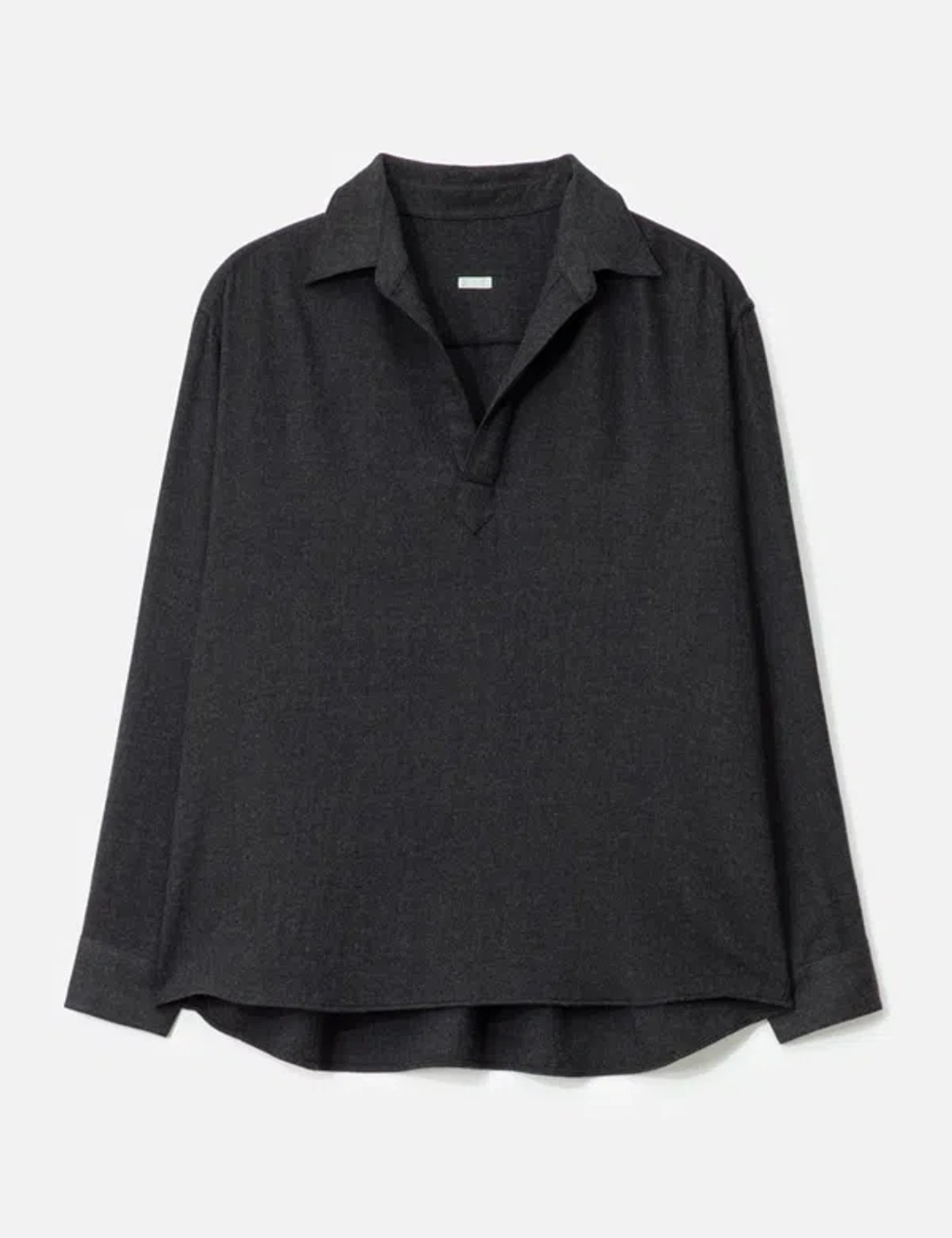 A.presse Wool Skipper Shirt In Black | ModeSens