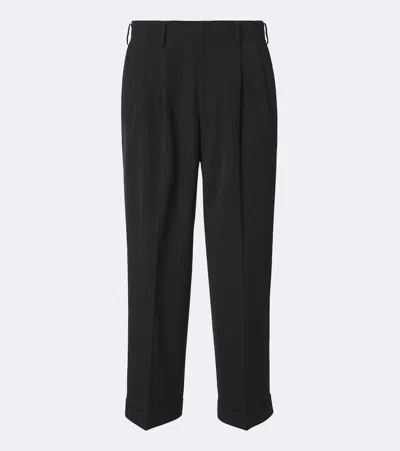 A.presse Wool Straight Pants In Grey