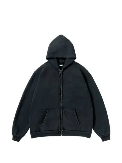 A.presse 후드 집업 In Black