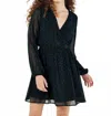Apricot Animal Print Wrap Mini Dress In Black/green In Multi