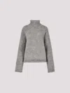 Apricot Chunky Oversized Sweater In Grey In Grey