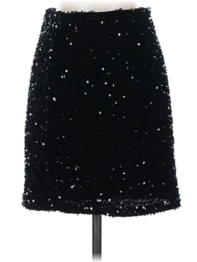 Pre-owned Apricot Formal Skirt In Black
