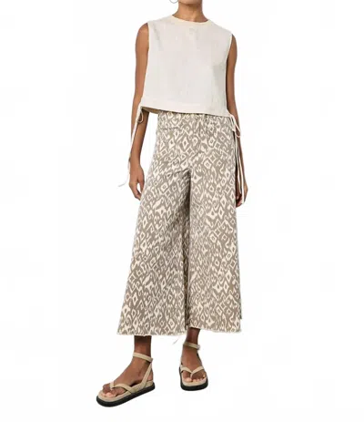 Apricot Giana Wide Leg Jeans In Stone In Gray