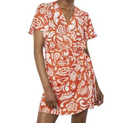 Apricot Kathryn Work Dress In Orange