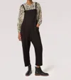 Apricot Linen Jumpsuit In Black In Black