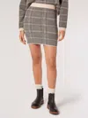 Apricot Mini Skirt In Stone/black In Multi