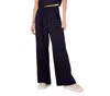 Apricot Pinstripe 2 Pleat Trousers Pants In Navy In Blue