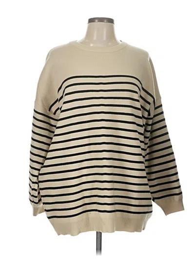 Pre-owned Apricot Pullover Sweater In Brown