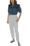 Apricot Textured Casual Pants In Stone In White