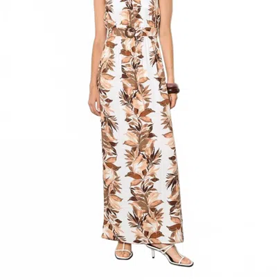 Apricot Women's Island Evening Dress In Cream In Multi