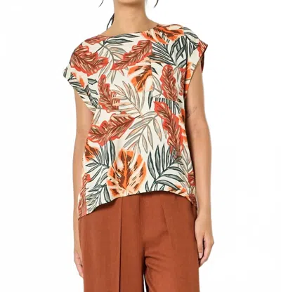 Apricot Women's Palm Party Top In Cream In Purple