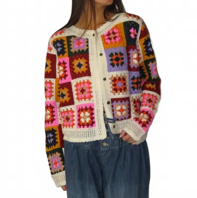 Apricot Women's The Patchwork Party Cardigan In Multicolor