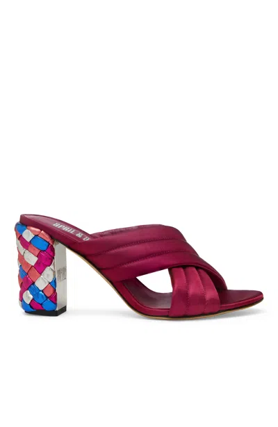 APRIL & ALEX WOMEN'S RED TAMI RUBY SLIPPER