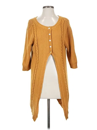 Pre-owned April Cornell Cardigan Sweater In Brown