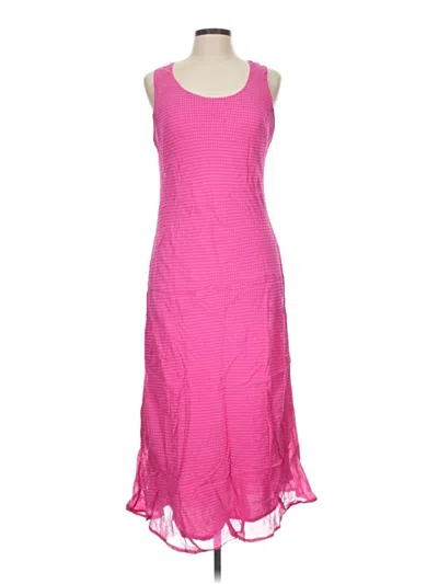 Pre-owned April Cornell Casual Dress In Pink
