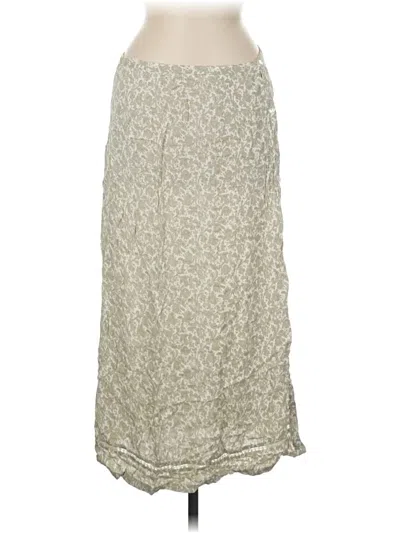 Pre-owned April Cornell Casual Skirt In Ivory
