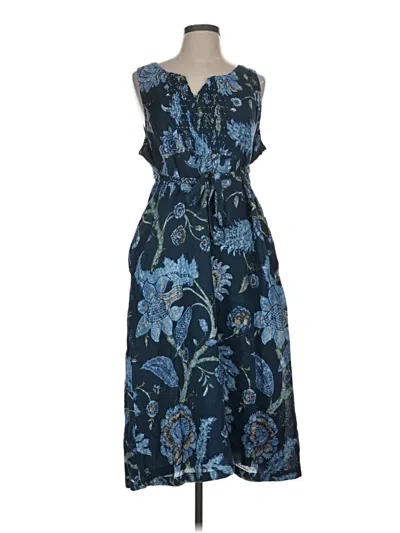 Pre-owned April Cornell Cocktail Dress In Blue