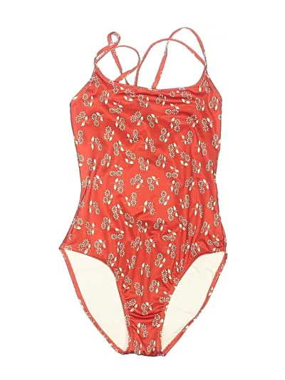 Pre-owned April Cornell One Piece Swimsuit In Red