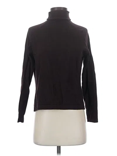 Pre-owned April Cornell Turtleneck Sweater In Black
