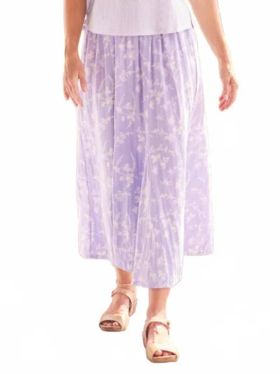 April Cornell Women's Spring Clover Skirt In Purple