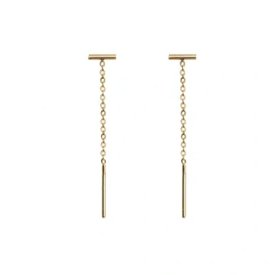 April Please Marius Earrings In Recycled Gold Plated
