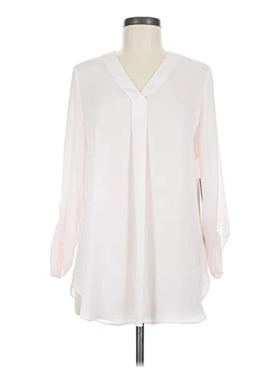 Pre-owned Apt. 9 3/4 Sleeve Blouse In Ivory