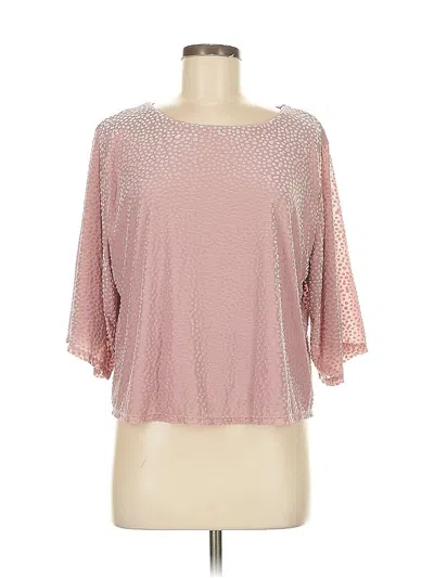 Pre-owned Apt. 9 3/4 Sleeve T-shirt In Pink