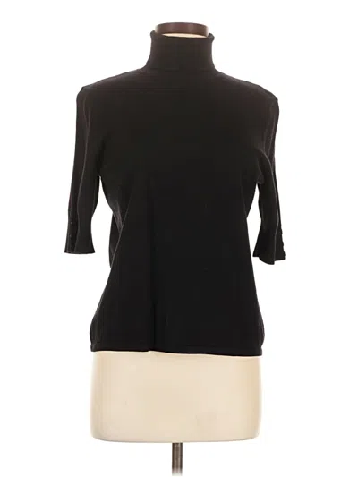 Pre-owned Apt. 9 3/4 Sleeve Top Black Turtleneck Tops