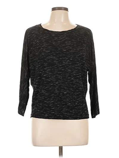 Pre-owned Apt. 9 3/4 Sleeve T-shirt In Black