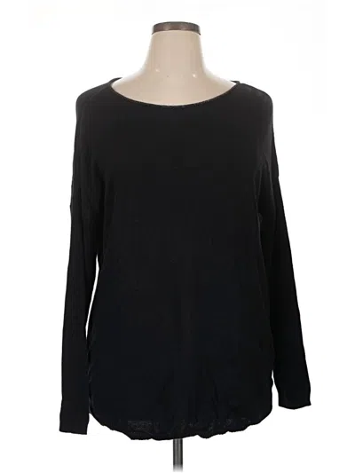 Pre-owned Apt. 9 3/4 Sleeve T-shirt In Black