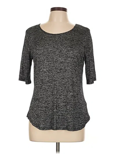 Pre-owned Apt. 9 3/4 Sleeve T-shirt In Gray