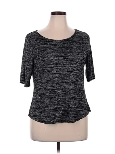 Pre-owned Apt. 9 3/4 Sleeve T-shirt In Gray