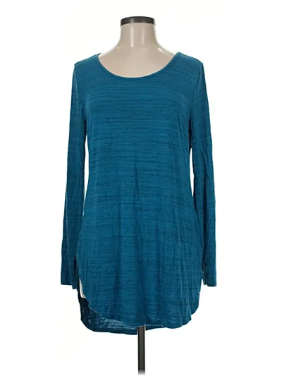 Pre-owned Apt. 9 3/4 Sleeve T-shirt In Teal