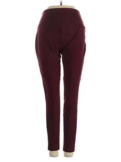 Pre-owned Apt. 9 Active Pants In Burgundy
