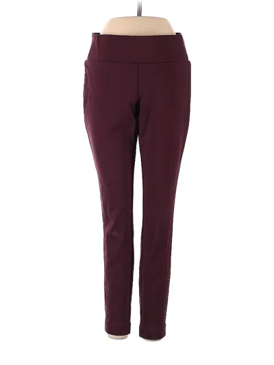 Pre-owned Apt. 9 Active Pants In Burgundy