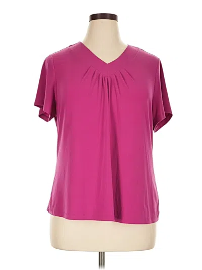 Pre-owned Apt. 9 Active T-shirt In Burgundy
