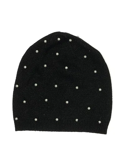Pre-owned Apt. 9 Beanie Hat In Black