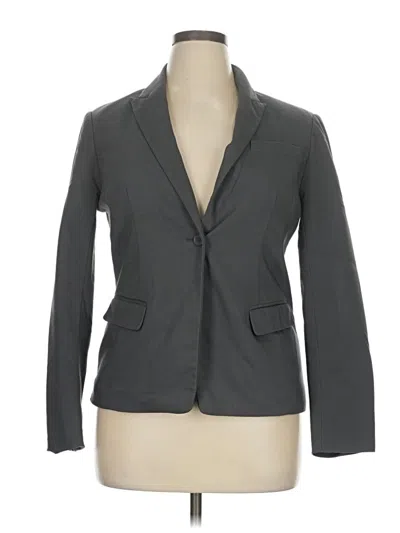 Pre-owned Apt. 9 Blazer Jacket In Gray